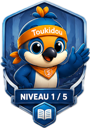 Touki en tenue du grade Compagnon Toukidou