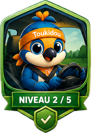 Touki en tenue du grade Gardien Toukidou