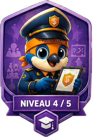 Touki en tenue du grade Maître Capitaine