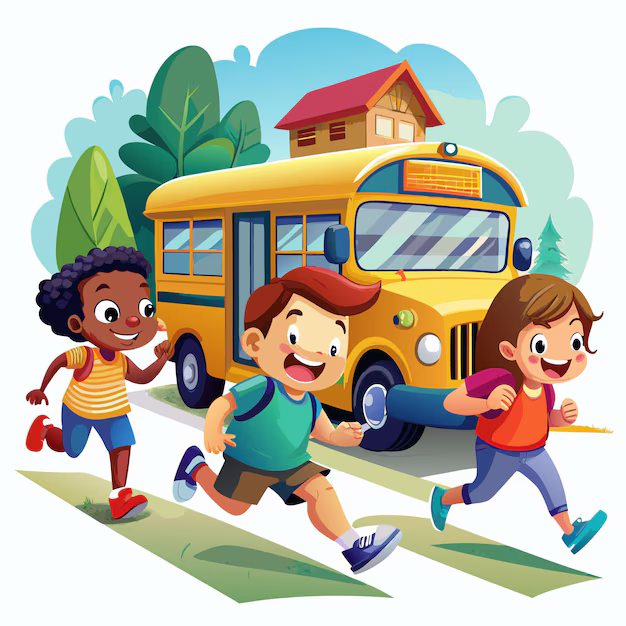 enfant courant a la sortie de l'auto TouKidou