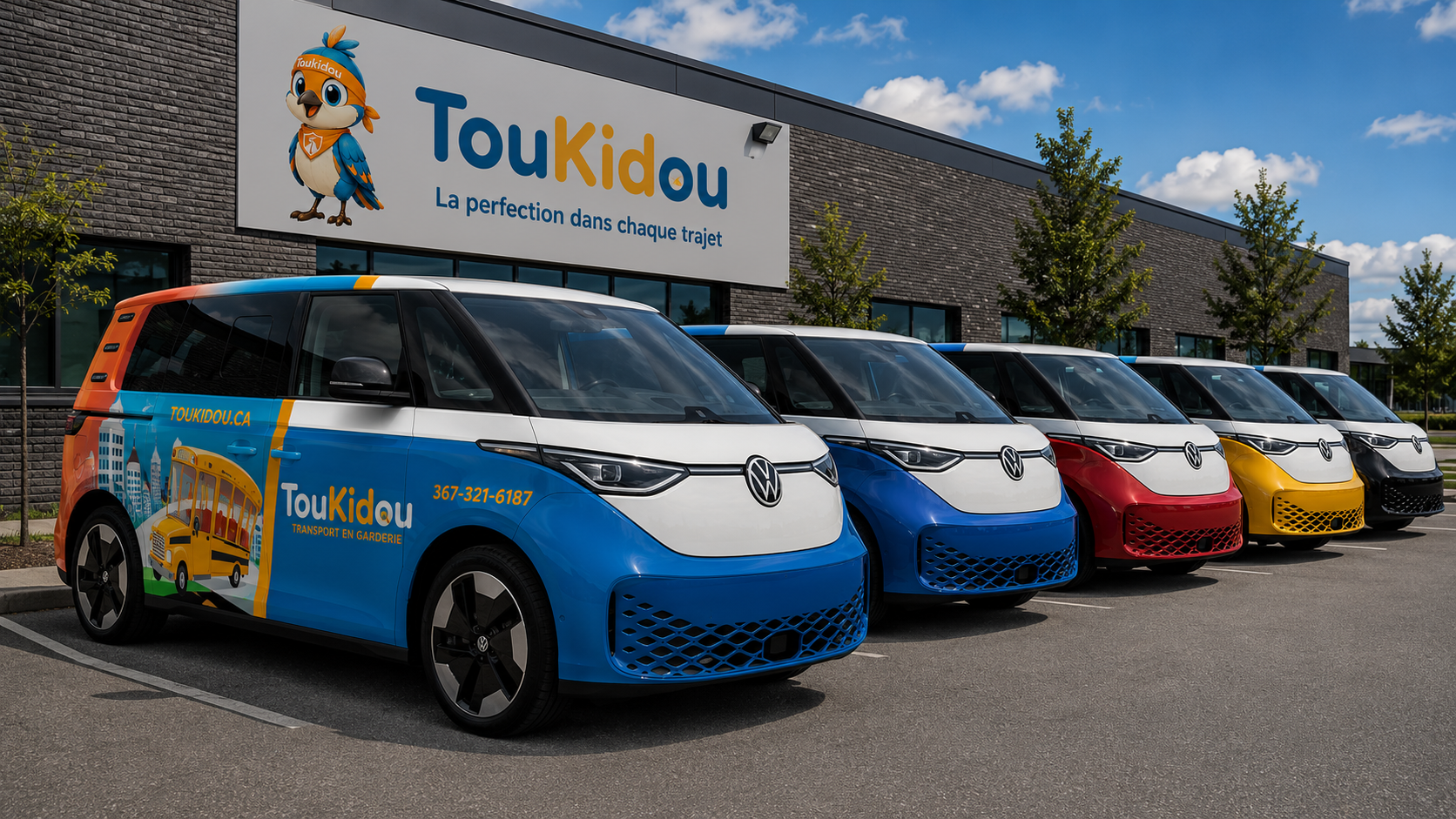 Fourgonnette Volkswagen ID. Buzz Toukidou 100 % électrique